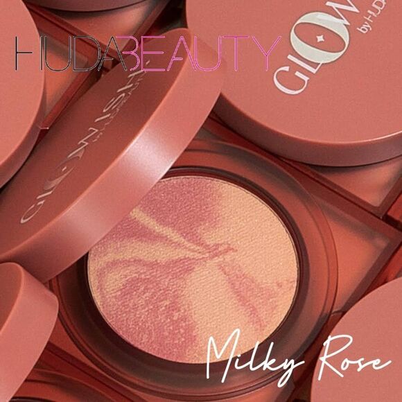 HUDA Beauty Glowish Blush in Milky Rose - Picture 1 of 16
